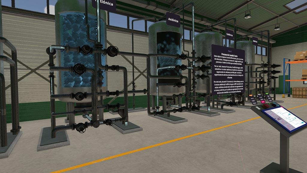 Columnas de Resinas de Intercambio Iónico